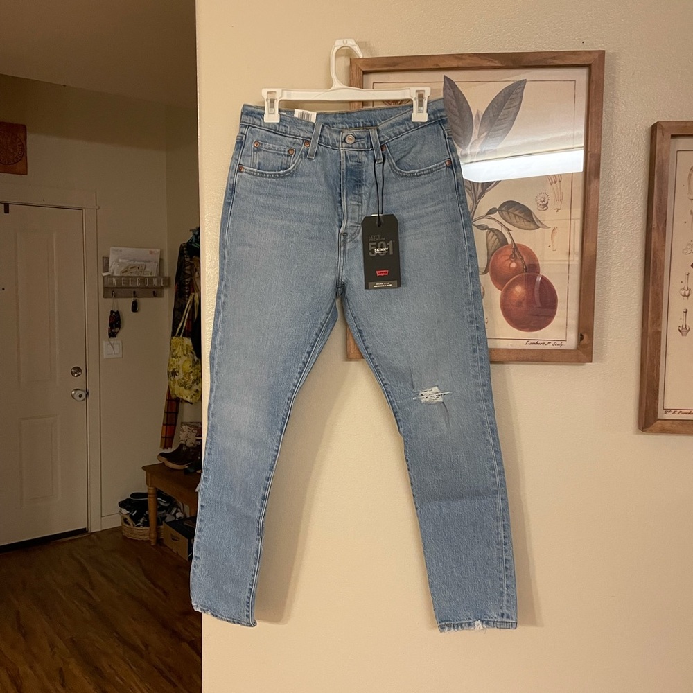 Levis 501 Skinny Jean in Tango Keeper